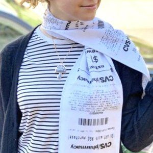 CVS receipt scarf (great white elephant gift)